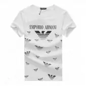 emporio armani stretch t-shirt fly eagle white